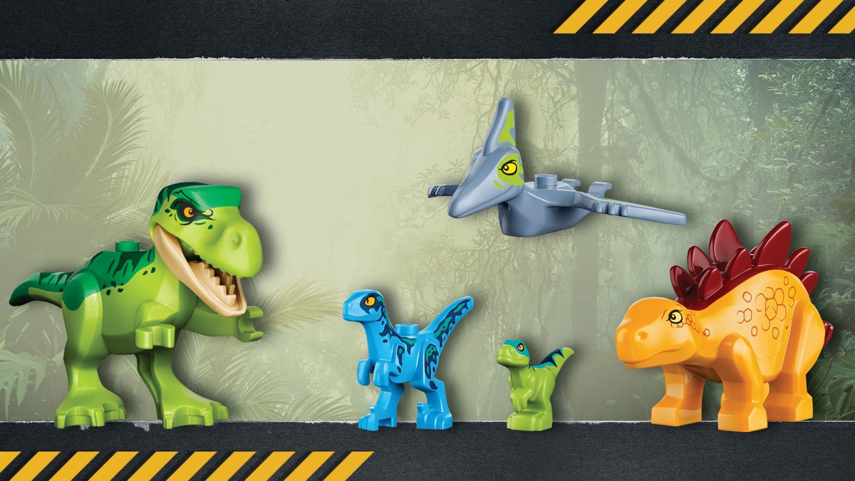LEGO dinosaur models at LEGOLAND Discovery Centre Melbourne